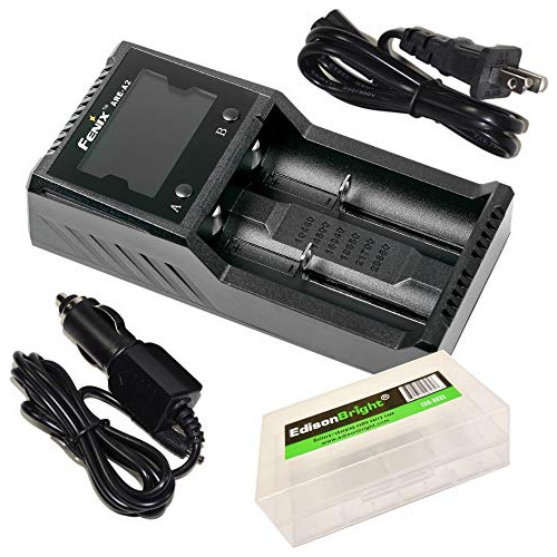 Fenix Are-a2 Home/in-car Battery Charger For 21700/1865...