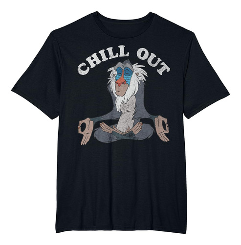 Camiseta Relájate Con Rafiki Del Rey León En Playera