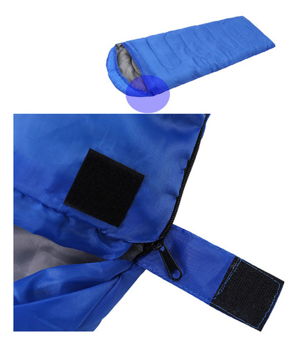 Saco De Dormir Ligero Para Acampar, Cálido, Para 4 Estacione