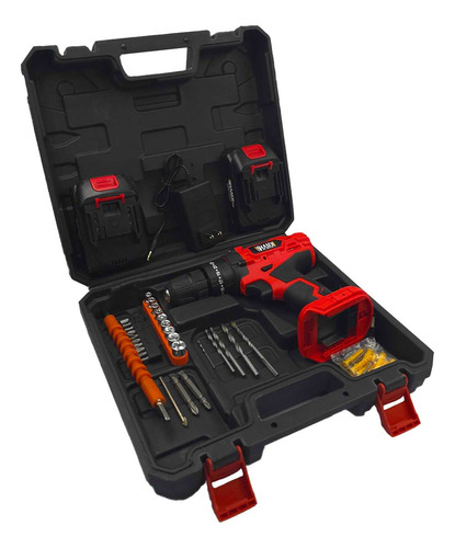 Taladro Inalambrico Rotomartillo 32n/m 49acc 2 Bateria Whamx