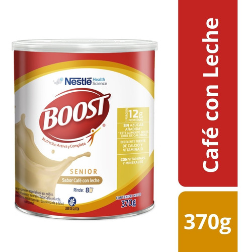 Alimento En Polvo Boost® Senior Café Con Leche 370g