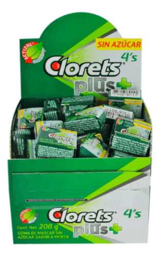 Adams 4´s Clorets Yerbabuena 40 Pzs