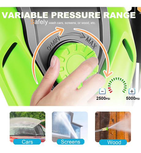 Lavadora De Alta Pressão Commowner 5000 Psi 2,8 Gpm Com Mang