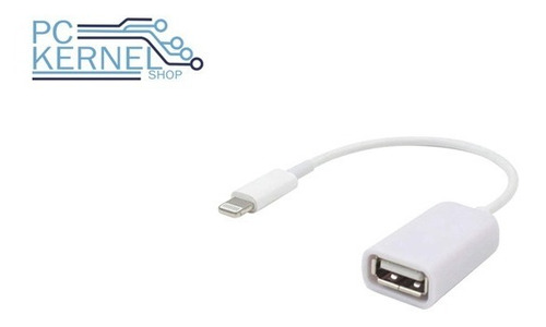 Adaptador Otg Lightning A Usb Compatible Con iPhone Y iPad