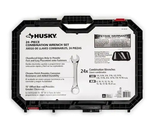 Juego De 24 Llaves De Combinacion Husky, Std Y Mm (Usado)