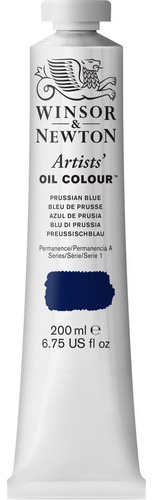 Tinta Óleo Artist Profissional Winsor & Newton 200ml S1 Cor do óleo 538 prussian blue