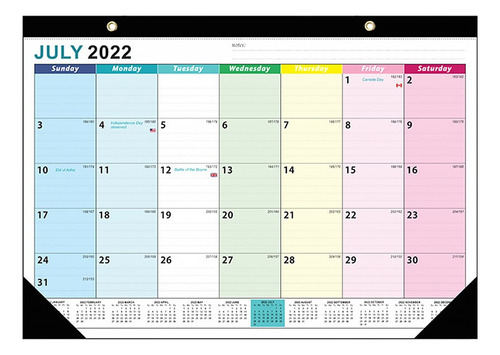1 Planificador, Calendario De Escritorio Grande 2023-2024 Pa