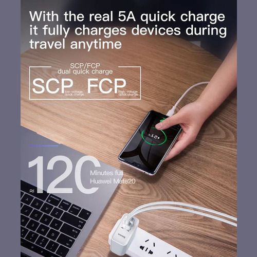 Baseus Usb C Cargador 30w Pd Cargador De Carga Rápida Tipo C