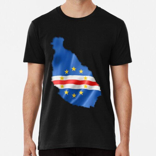 Remera Cabo Verde Cape Verde Flag Country Shape - Gift For C