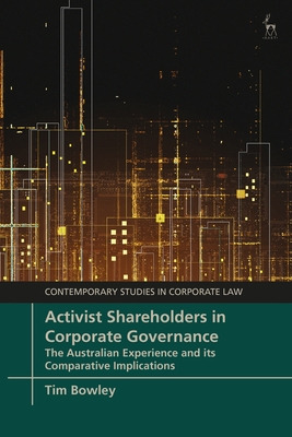 Libro Activist Shareholders In Corporate Governance: The ...