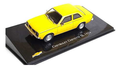 Miniatura  Chevette Sl Bicudo 1979 1/43 Chevrolet + Revista