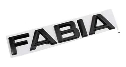 Logo Emblema Para Skoda Fabia 12,5x2,2cm - Abs 