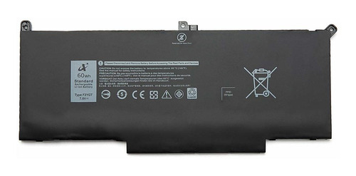 Bateria A  F3ygt Dell Latitude 12 7000 7280 7290/13 7000 738