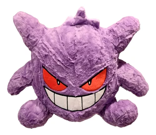 Gengar Mega Shiny Pokémon Fantasma Pelúcia 18x25cm