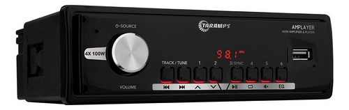 Reproductor de radio MP3 Taramps Amplayer Bluetooth USB, 4 x 100 W, 400 W