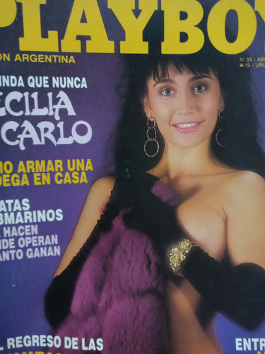 Playboy Argentina 1988 Cecilia Di Carlo