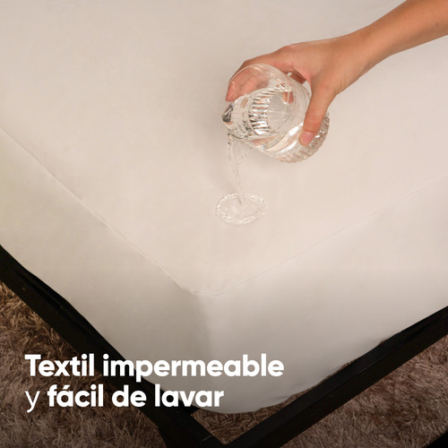 Cubre Colchon Protector Impermeable Calm 2 Plazas Y Media