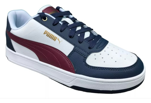 Tenis Jr Puma Caven 2.0 Azul Marino Vino 393837 03