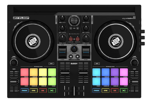 Controlador Compacto De 2 Decks Para Dj Reloop Buddy