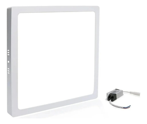 Painel Plafon Luminaria Luz Led Sobrepor 36w 40x40 6500k