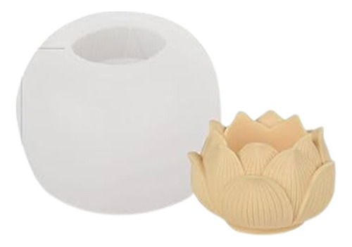 Molde Silicona Rosa 6cm Para Hacer Velas Cera De Soja, Etc.