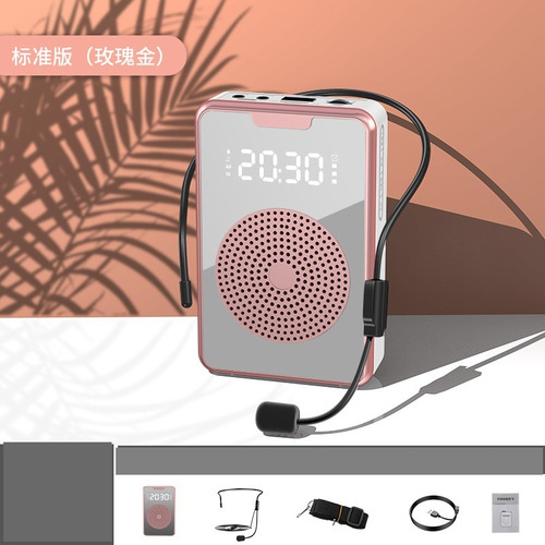 Amplificador De Voz Portátil Para Professores Com Fone De Ou