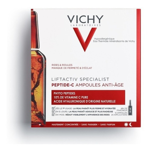 Vichy Liftactiv Specialist Peptide C Ampollas Antiedad X 10u Tipo De Piel Todo Tipo De Piel