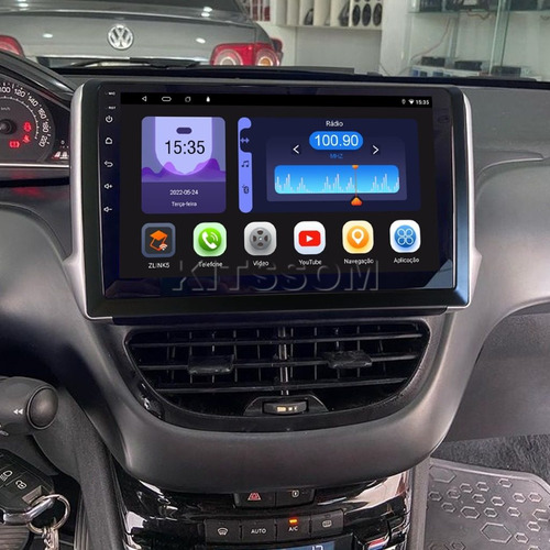 Multimídia Peugeot 2008 208 2017 2018 2019 2020 V2 Octa 4g 9