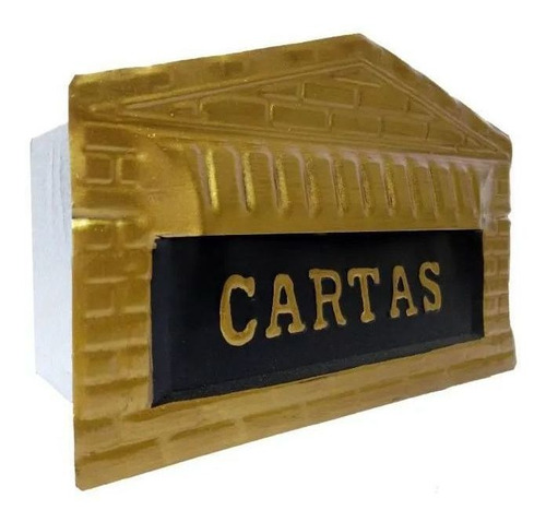 Caixa Correio Tijolinho Aço Carbono 12x25x12cm