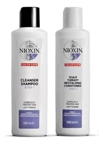 Shampoo + Acondicionador Nioxin Nª5 De Tratamiento Capilar