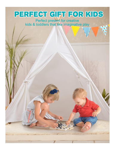 Sumbababy Tiepee Tent For Kids Tipi Tent Indoor 100% De Para