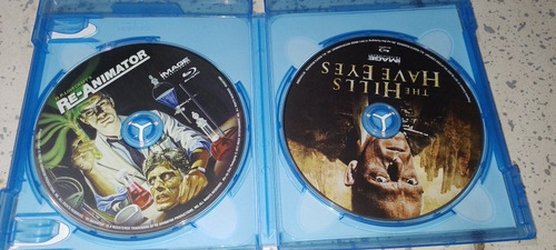 Película Reanimator + The Hill Have Eyes Bluray Subt Inglés (Usado)