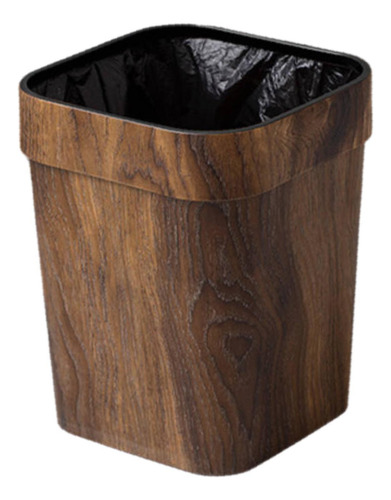 Cesta De Basura Decorativa Rústica, Contenedor De Basura