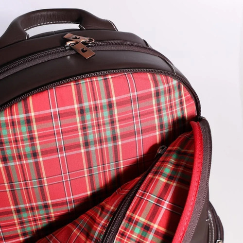 Imagem 4 de 7 de Mochila De Couro Nordweg Para Notebook Nw074a Italiano Café