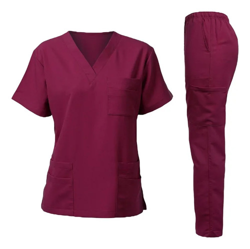 Uniforme De Salão De Beleza, Roupa De Esfoliação Médica, Cam