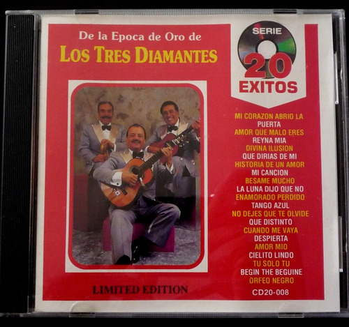 Los 3 Diamantes - 20 Exitos Cd Orfeon Mexicana Panchos Swt