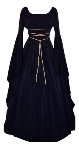 Vestido Vintage For Mujeres Vestido Medieval De Halloween