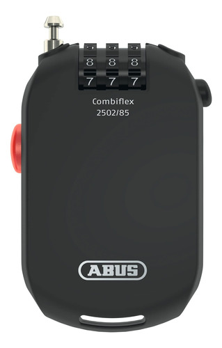 Abus Cable Lock, Comb Flex /85 Equipo De Ciclismo, Negro ()