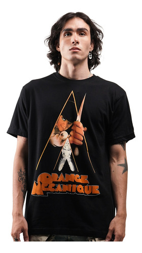 Camiseta Naranja Mecanica Poster Pelicula Rock Activity