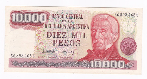 Ltb103. Diez Mil Pesos Ley De 1982.