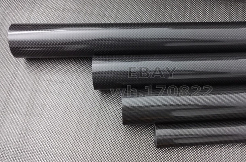 3 K Brillo Superficial De Fibra De Carbono Tubo Od44mm * Id4