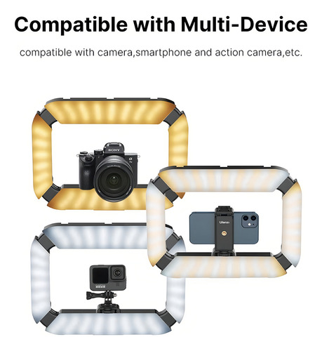 Iluminador Led Ulanzi U200 Celular Dslr Mirroless Gopro
