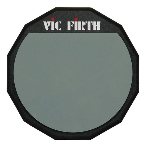 Vic Firth Goma Pad Practica Simple Lado 12 Pulgadas Pad12