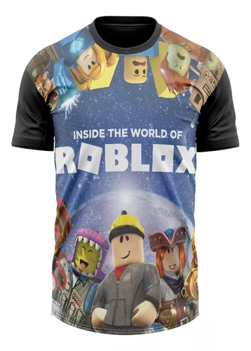 Camiseta roblox roblox 50% algodão tamanho bebê e adulto