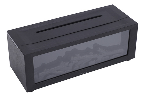 Umidificador Flame Fireplace 3d Desktop Timer Quiet