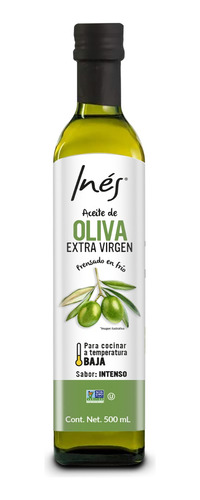 Aceite De Oliva Extra Virgen Prensado En Frio Inés 500ml 