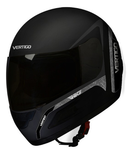 Casco para moto integral Vértigo HK7 Dominium gris mate talle S
