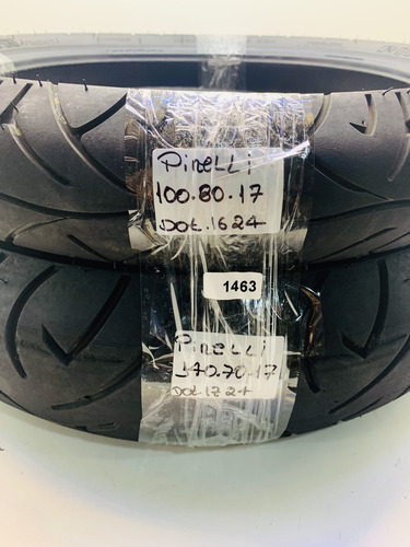 Pneu Dianteiro Pneu Traseiro 100/80-17 140-70/17 Cod 1463 (Usado)