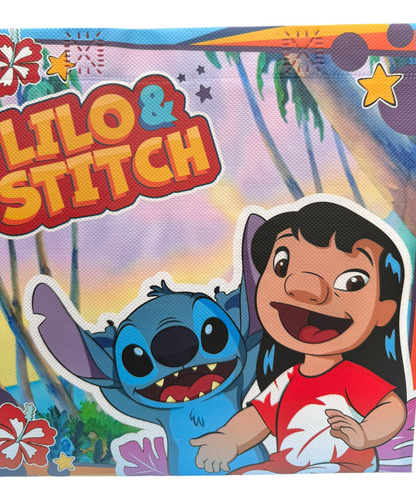 50 Bolsas Dulceras Stitch Y 50 Libros Colorear Fiesta Bolo
