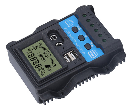 Controlador De Carga Solar, Pantalla Lcd, Doble Salida Usb D